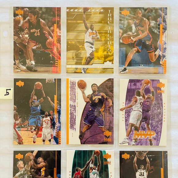 LOT OF 9 BASKETBALL TRADING CARDS. MINT CONDITION. Includes a KOBE BRYA… - Picture 2 of 9